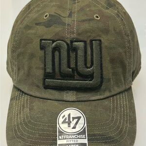 '47 Brand Franchise New York Giants NFL Fitted Hat Cap Camouflage Size L